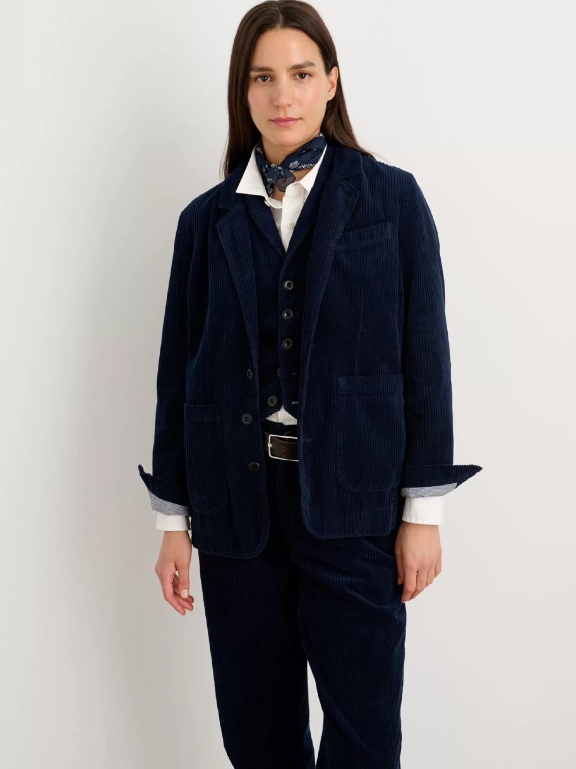 Alex Mill Boyish Blazer In Rugged Corduroy Dark Navy Hot