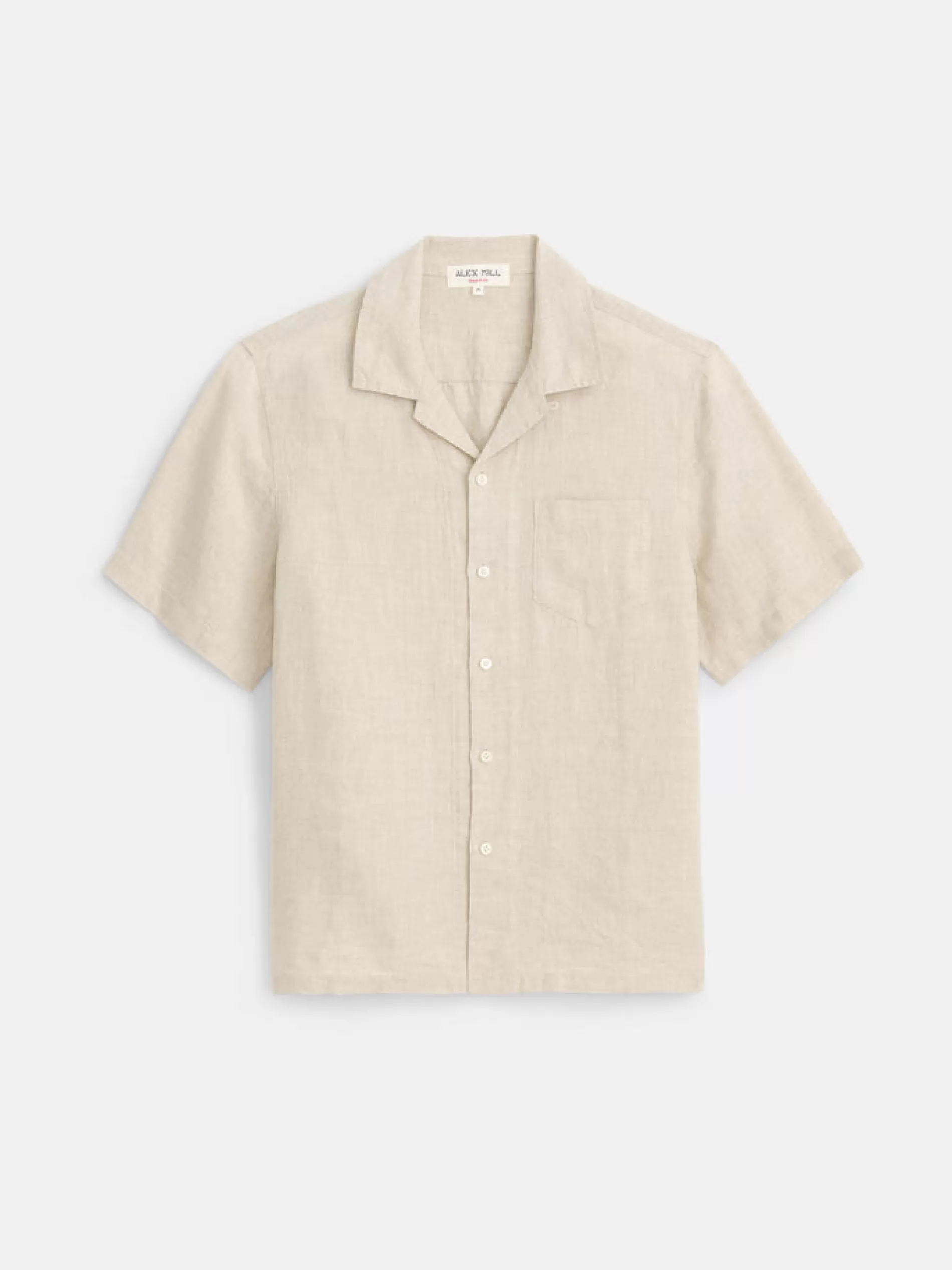 Alex Mill Camp Shirt In Flax Linen Outlet