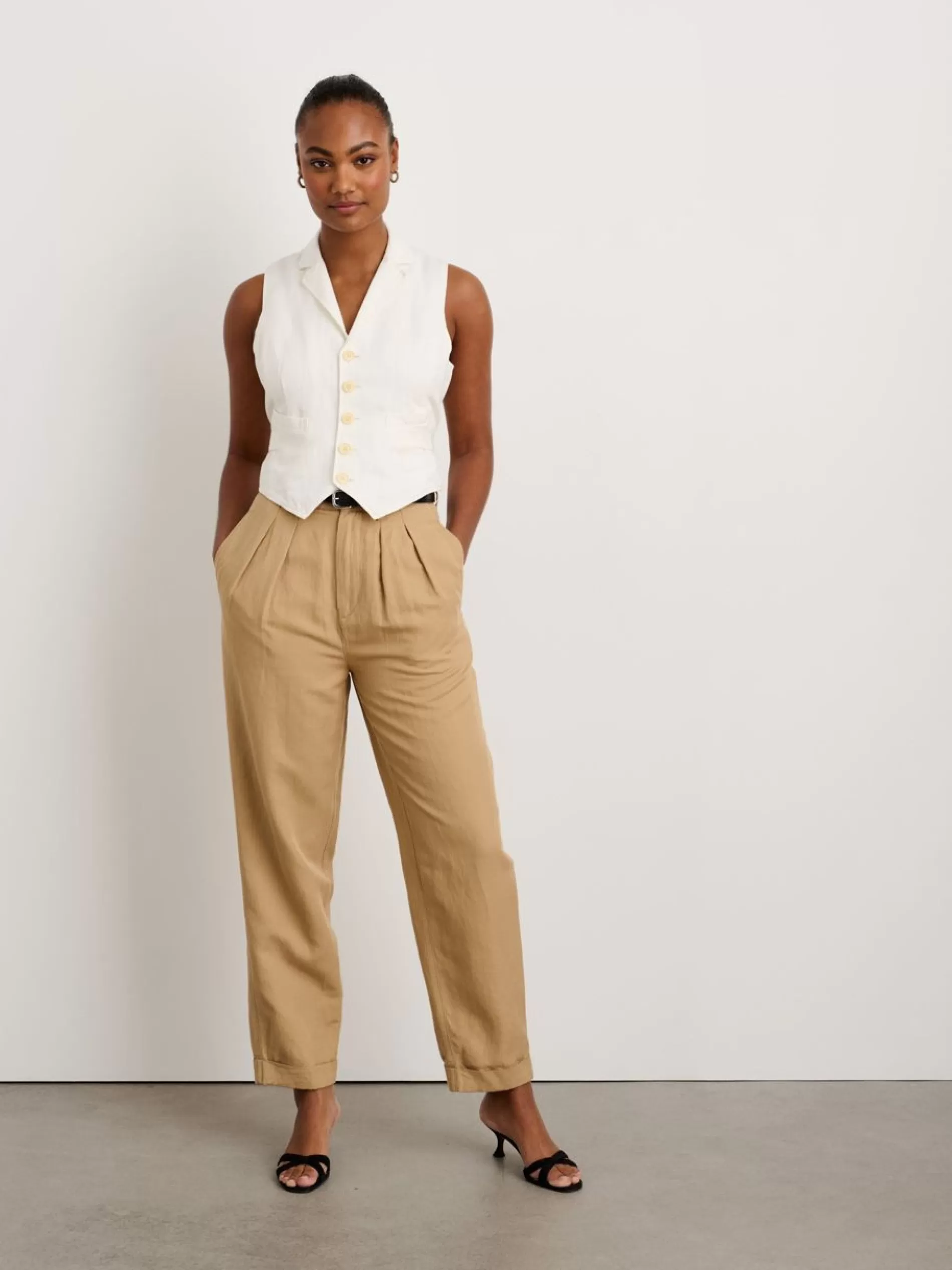 Alex Mill Double Pleat Pant In Twill Vintage Khaki Shop