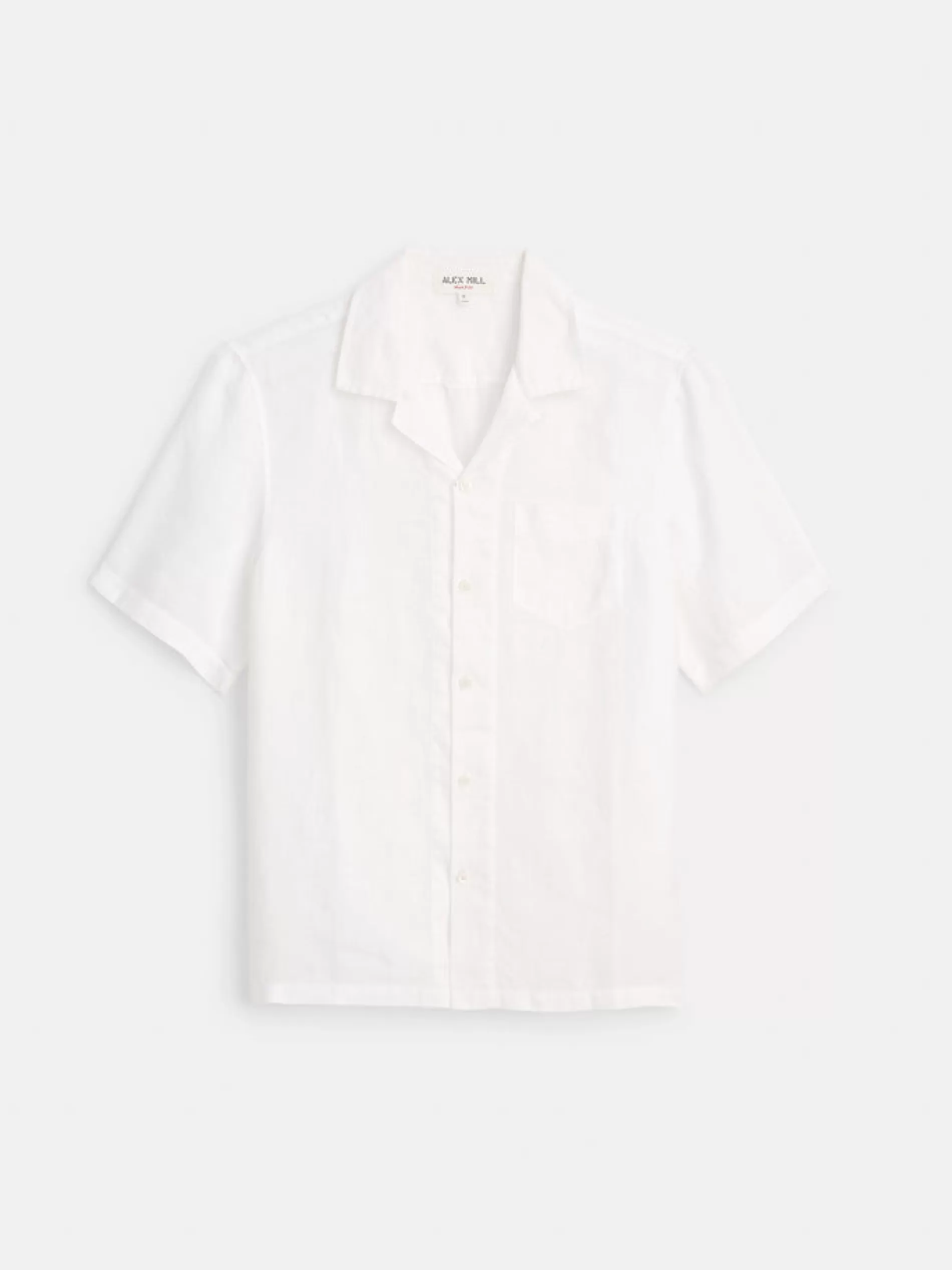 Alex Mill Maddie Camp Shirt In Linen White Online