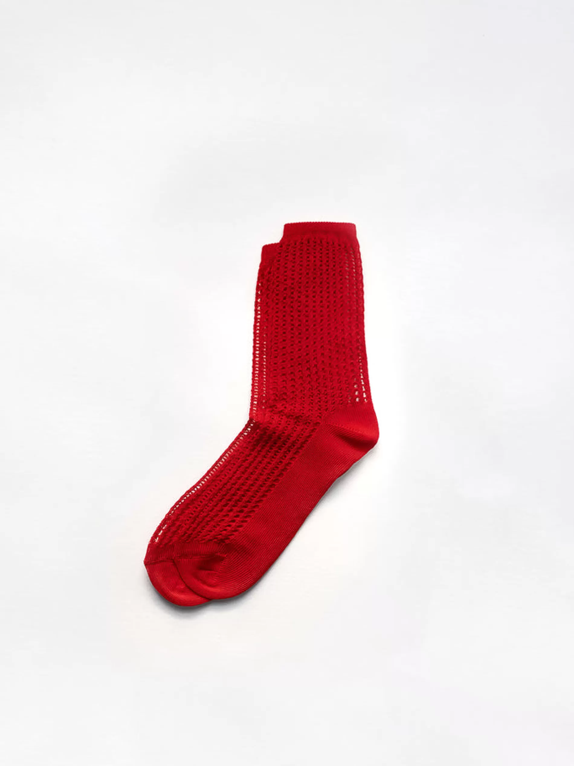 Alex Mill Maria La Rosa The 70Th Short Socks Red Hot