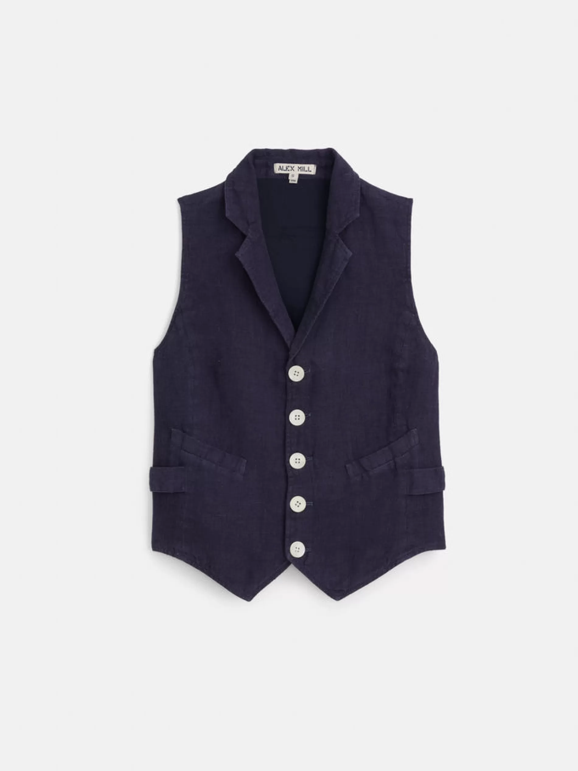 Alex Mill Mathilde Vest In Linen Shop