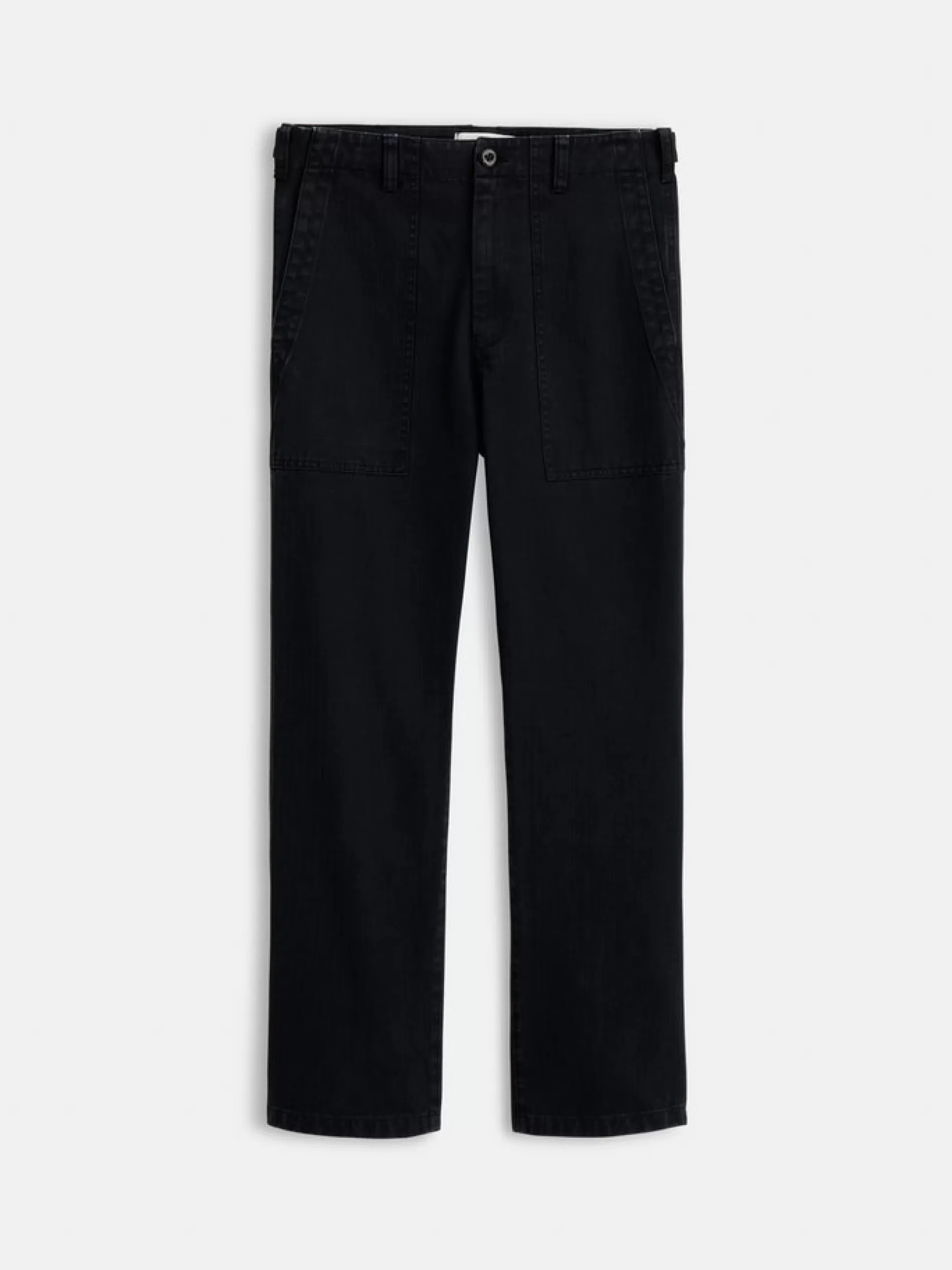 Alex Mill Neil Pant In Herringbone Washed Black Discount