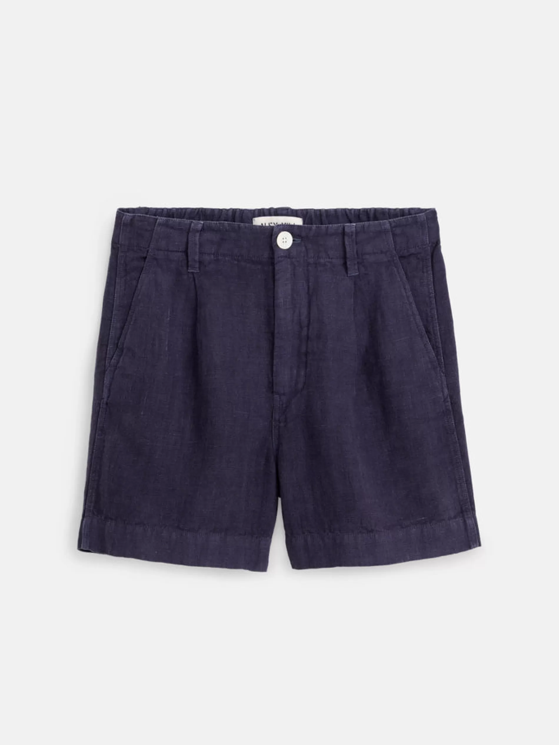 Alex Mill Pleated Pull On Shorts In Linen Clearance