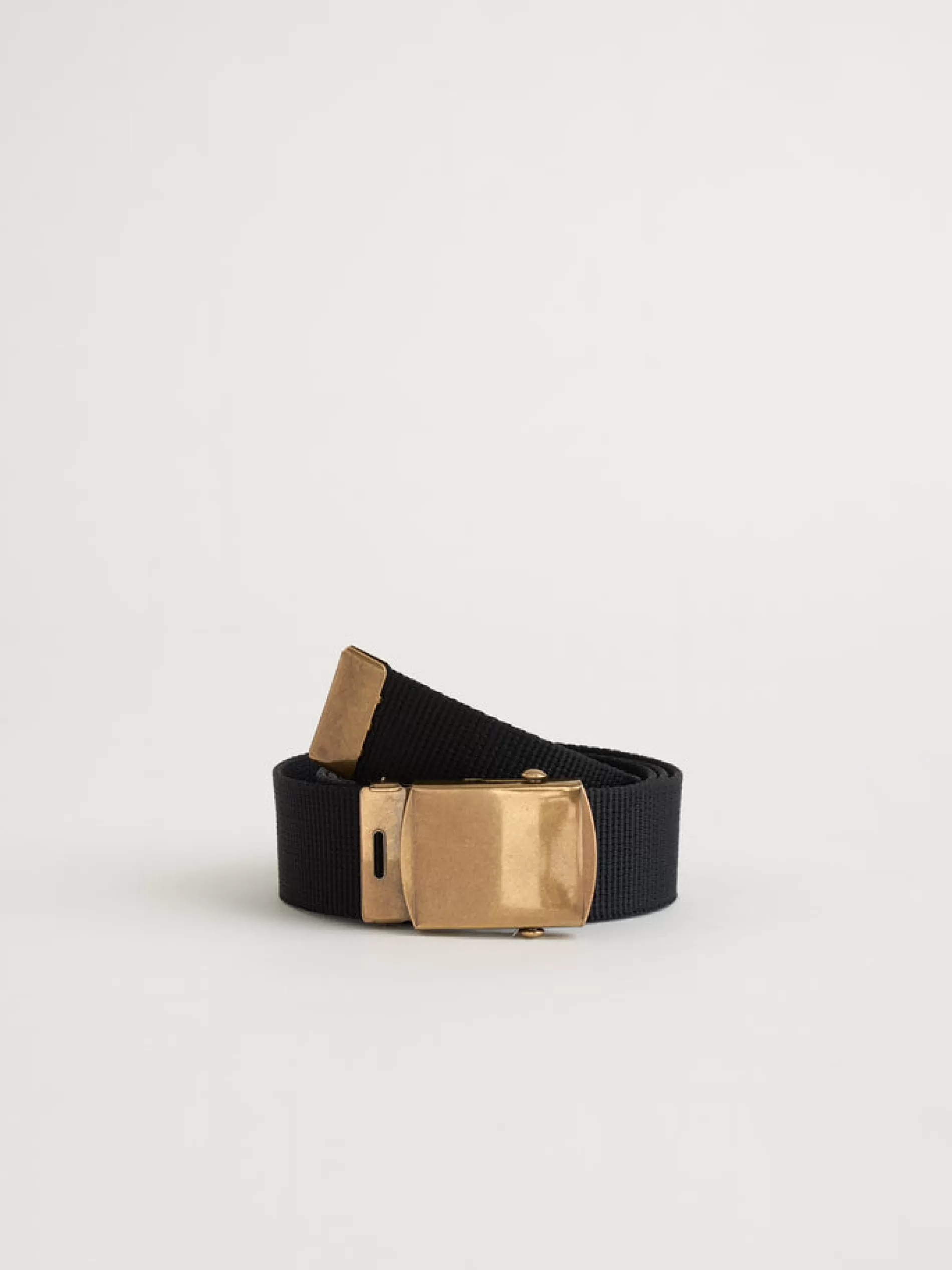 Alex Mill Solid Web Belt Black Fashion