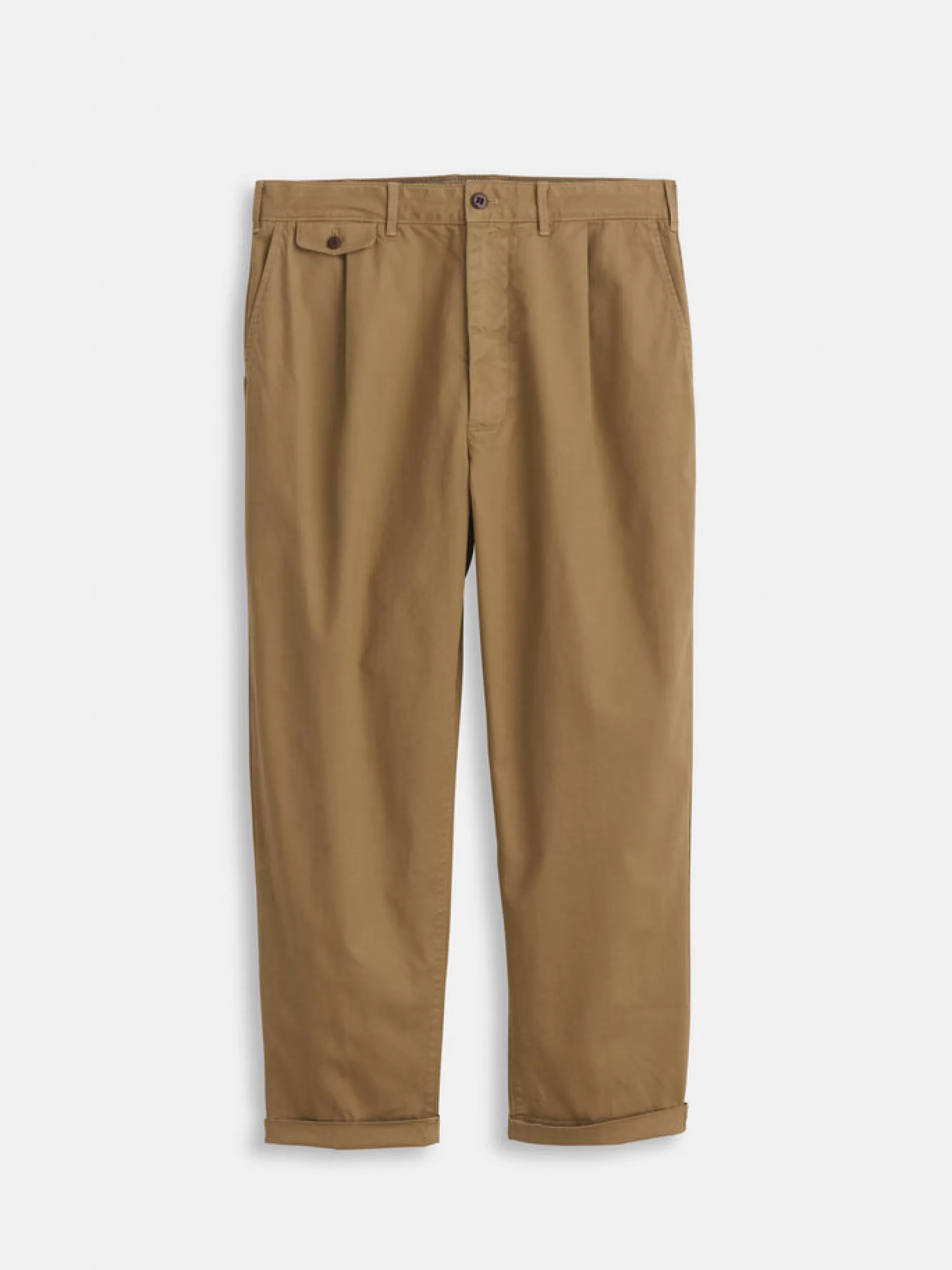 Alex Mill Standard Pleated Pant In Chino (Long Inseam) Vintage Khaki Best Sale