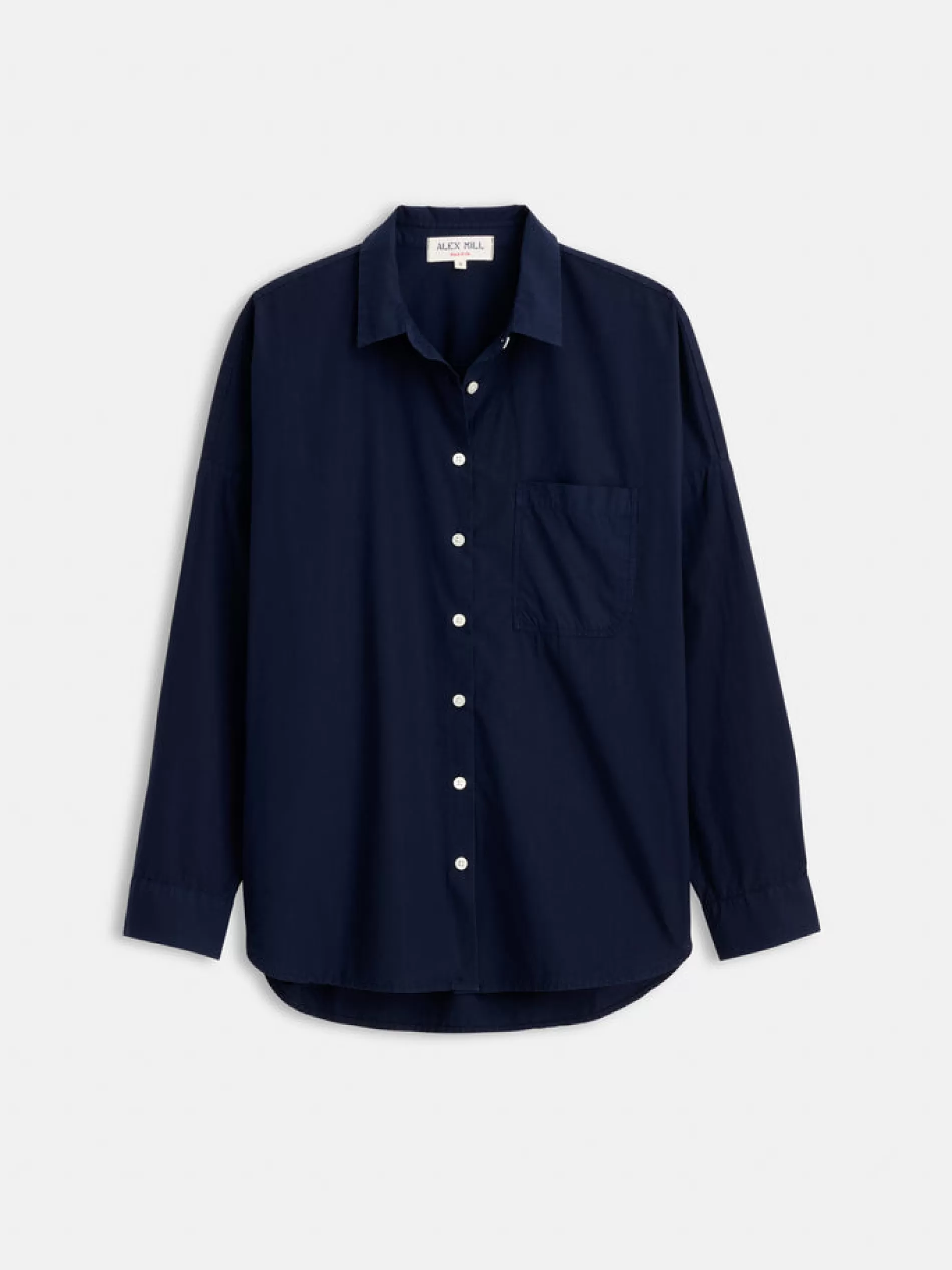 Alex Mill Standard Shirt In Paper Poplin French Blue Hot