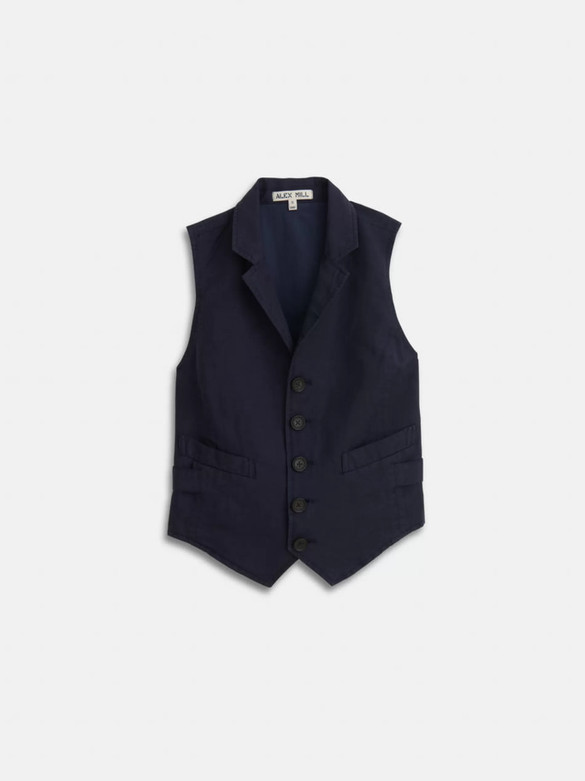 Alex Mill Suit(Ish) Vest Dark Navy Discount