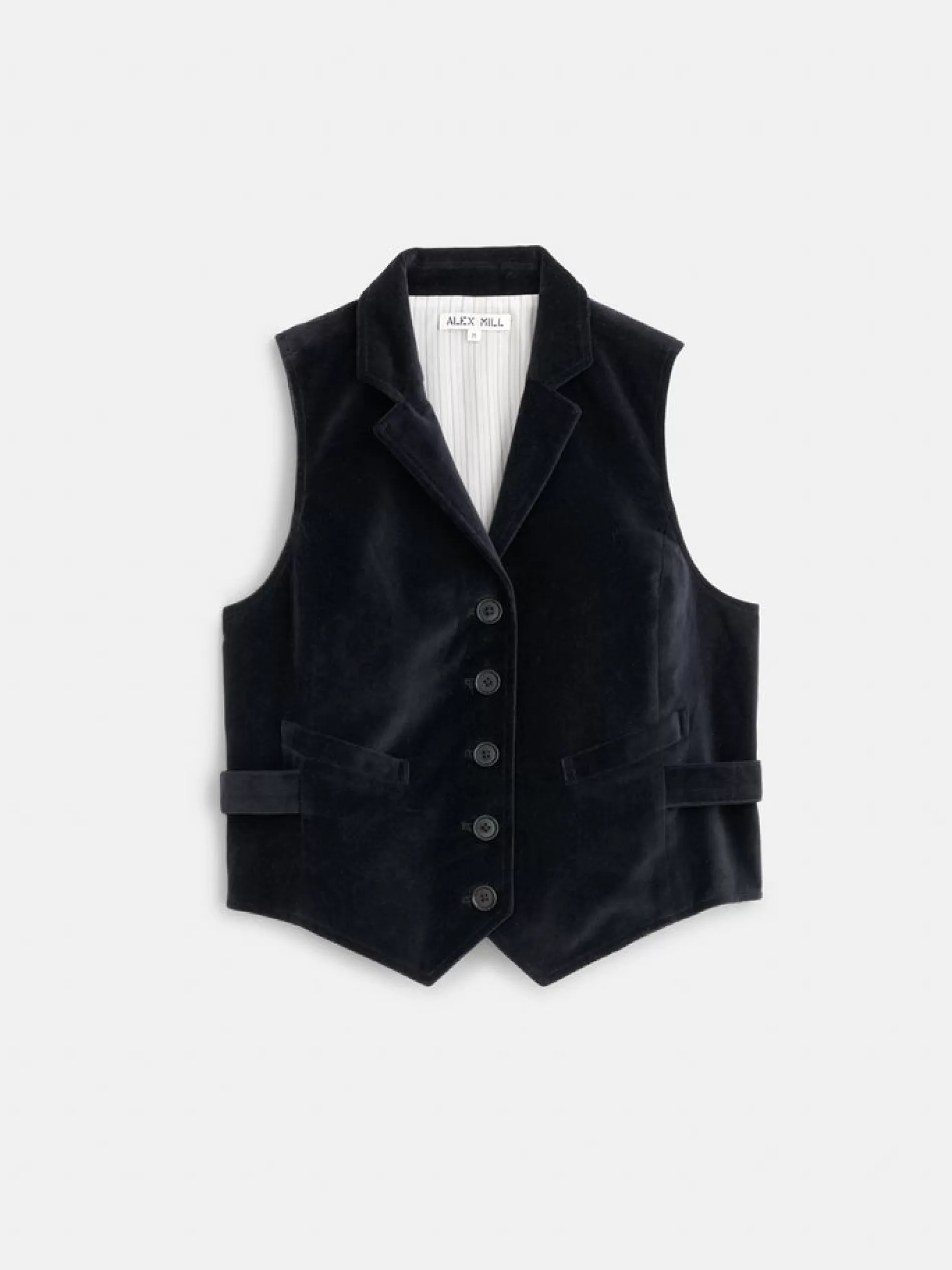 Alex Mill Suit(Ish) Vest In Velvet New